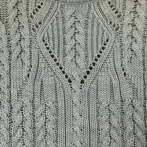 Moth Green Sweater with tank top insert - Picture 3 of 5